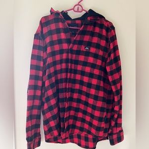 Aeropostale Hooded Flannel